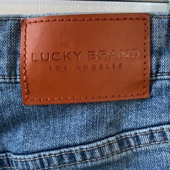 Lucky Brand High Rise Mom Jeans Drew 6/28 Ankle Medium Wash Denim Womens Casual - Picture 10 of 14